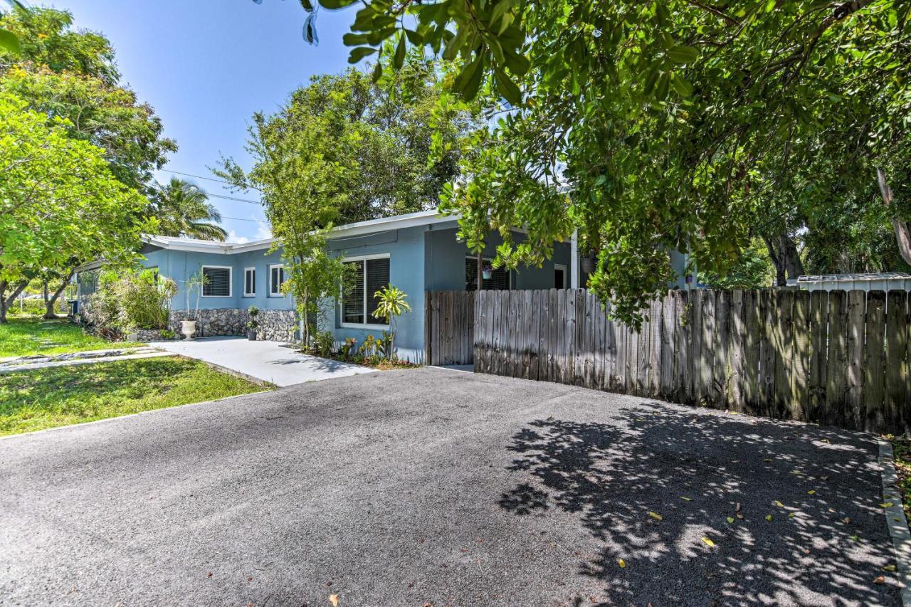 Shady And Eclectic Fort Lauderdale Dwelling With Yard! 外观 照片