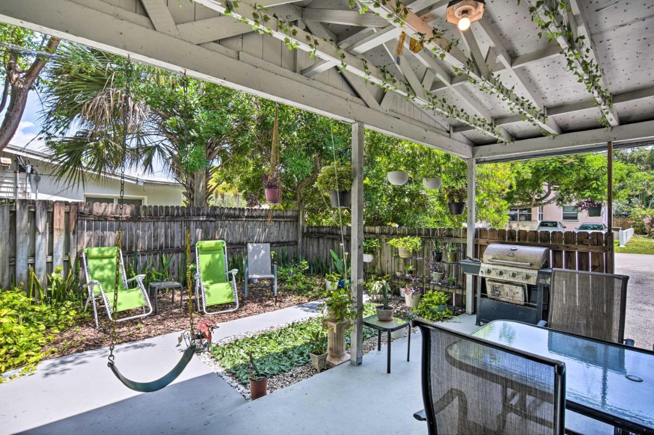 Shady And Eclectic Fort Lauderdale Dwelling With Yard! 外观 照片
