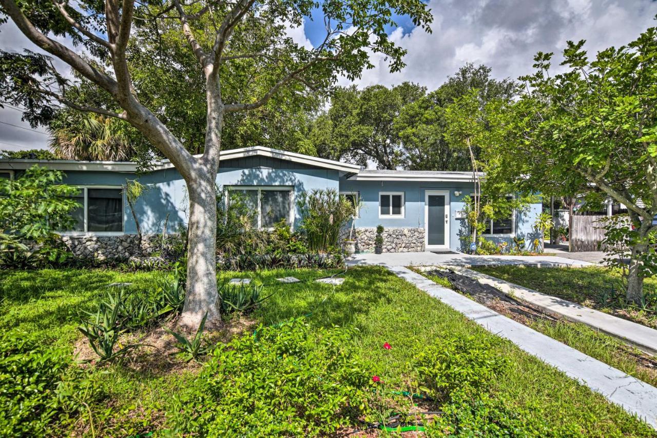 Shady And Eclectic Fort Lauderdale Dwelling With Yard! 外观 照片
